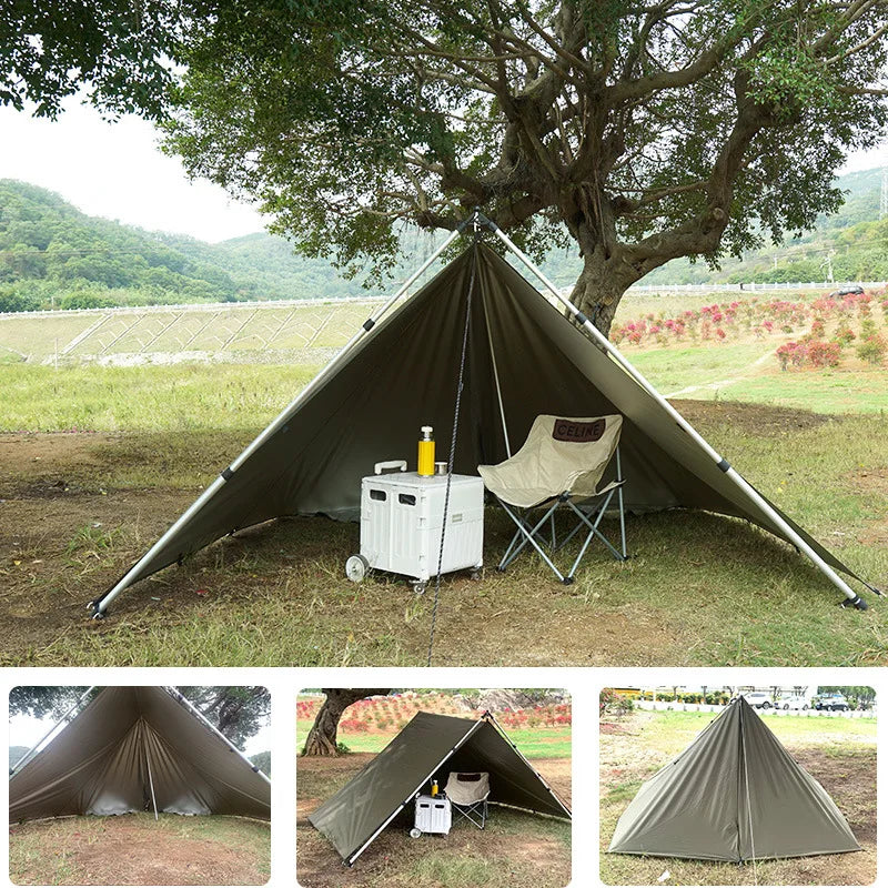 Waterproof Camping Tarp with 19 Hang Points