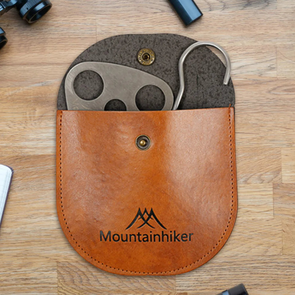 Camping Chain Hanger with Leather Bag – Adjustable Tripod Mount