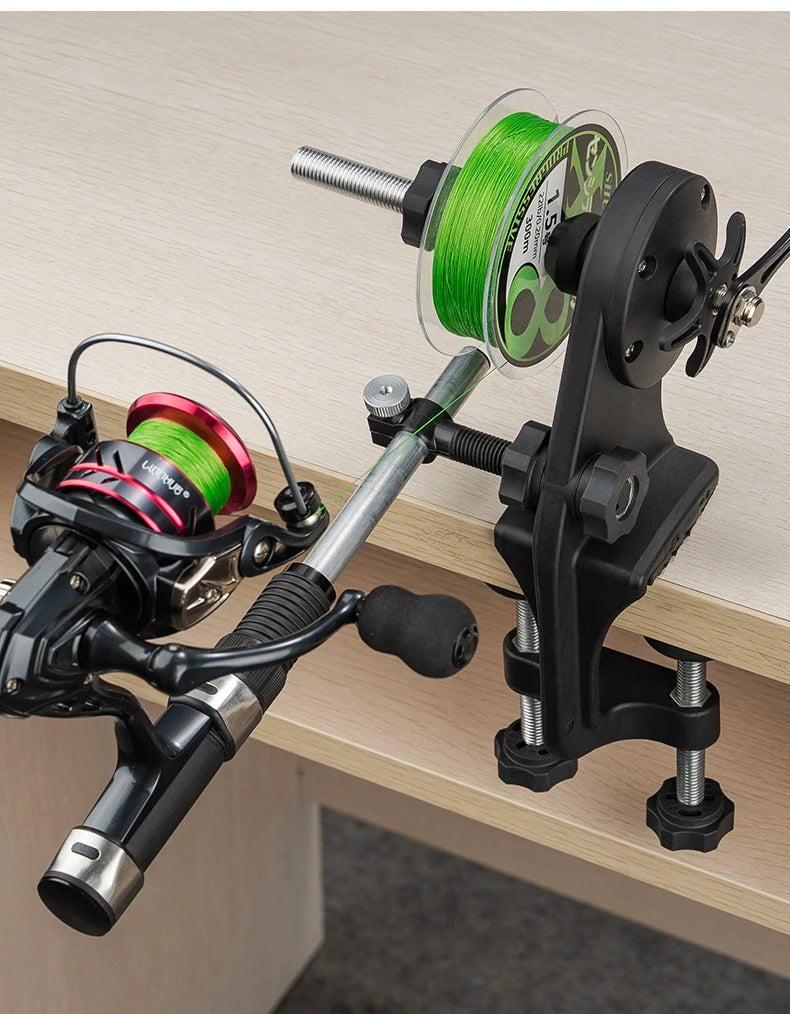 LINNHUE Fishing Line Winder – Lightweight Spooler for Spinning & Baitcasting Reels