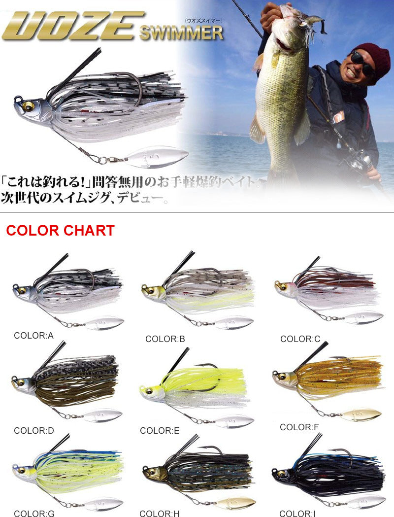 13.5g Chatterbait Spinner Jig – Bass Fishing Lure Kit