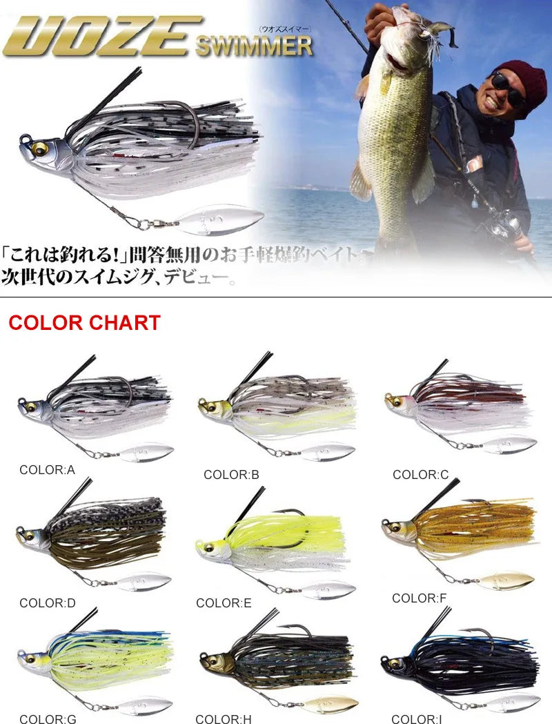 13.5g Chatterbait Spinner Jig – Bass Fishing Lure Kit