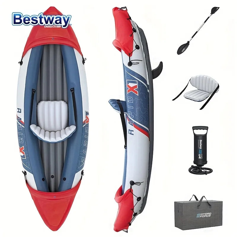 Bestway Professional Inflatable Fishing Kayak (1–3 Person)