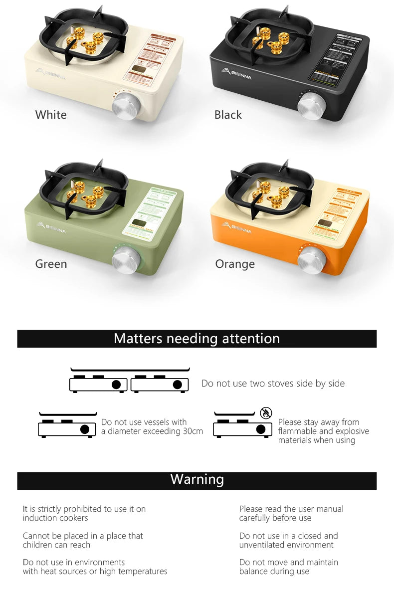 BISINNA 5800W Portable Camping Gas Stove