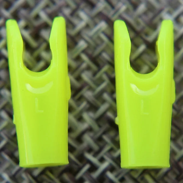 50pcs Arrow Pin Nocks – Size L & S for ID6.2mm/ID4.2mm Shafts
