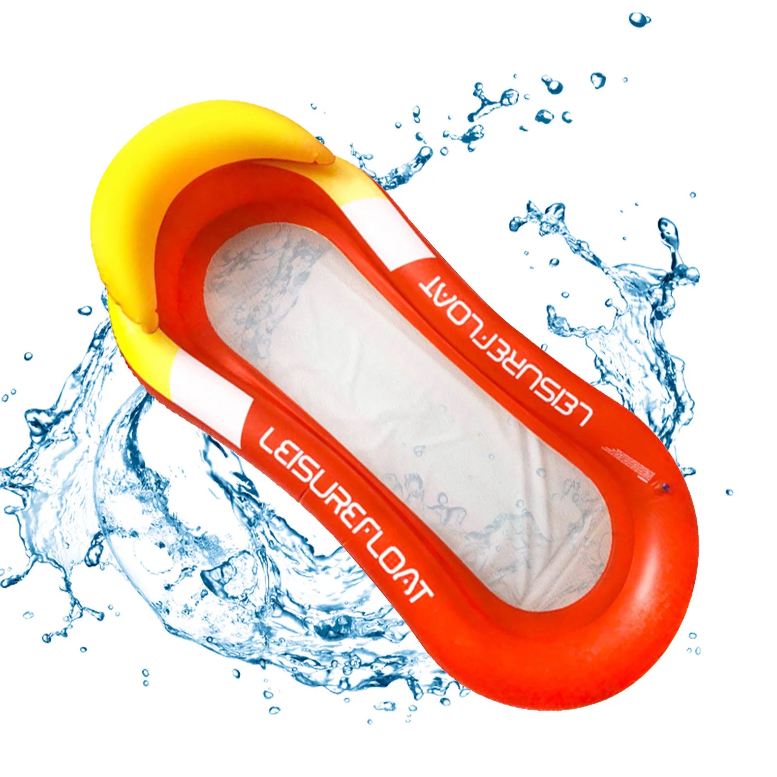 Inflatable Pool Lounger Float Hammock Bed