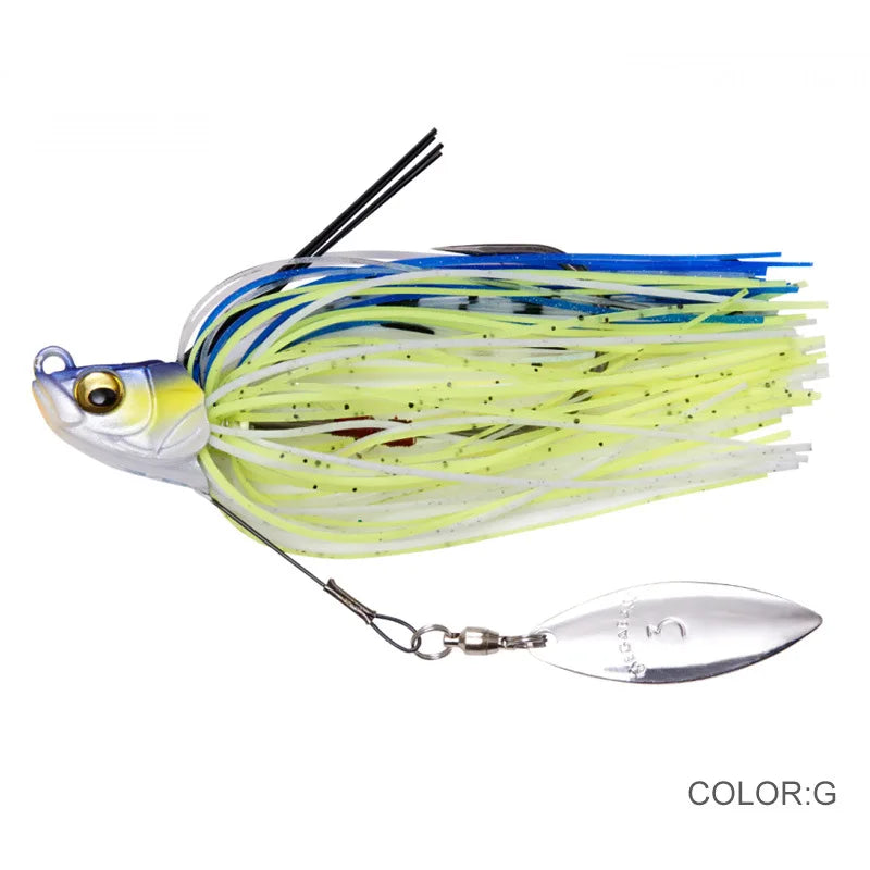 13.5g Chatterbait Spinner Jig – Bass Fishing Lure Kit