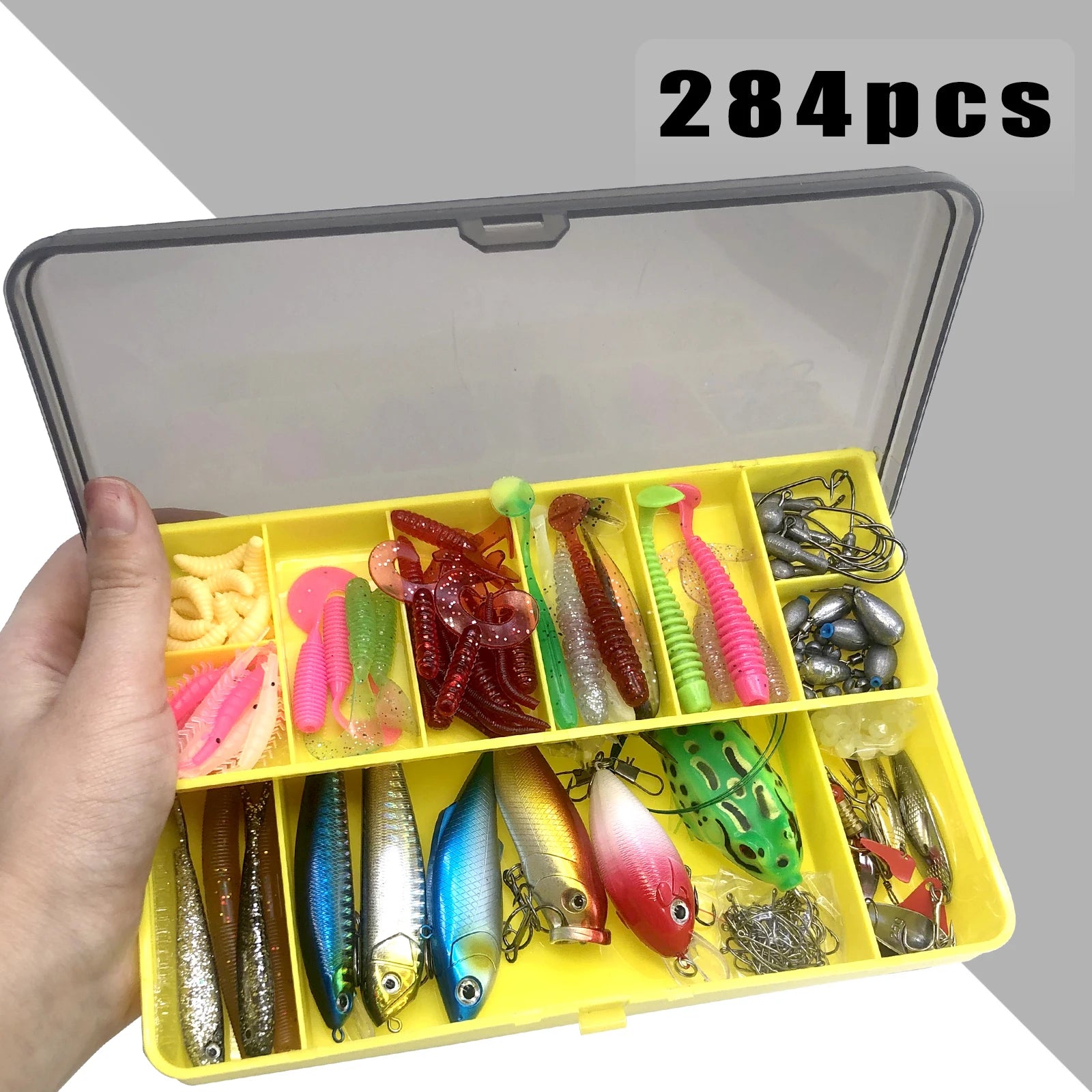 Fishing Lures Kit – 78/122/284PCS Tackle Set