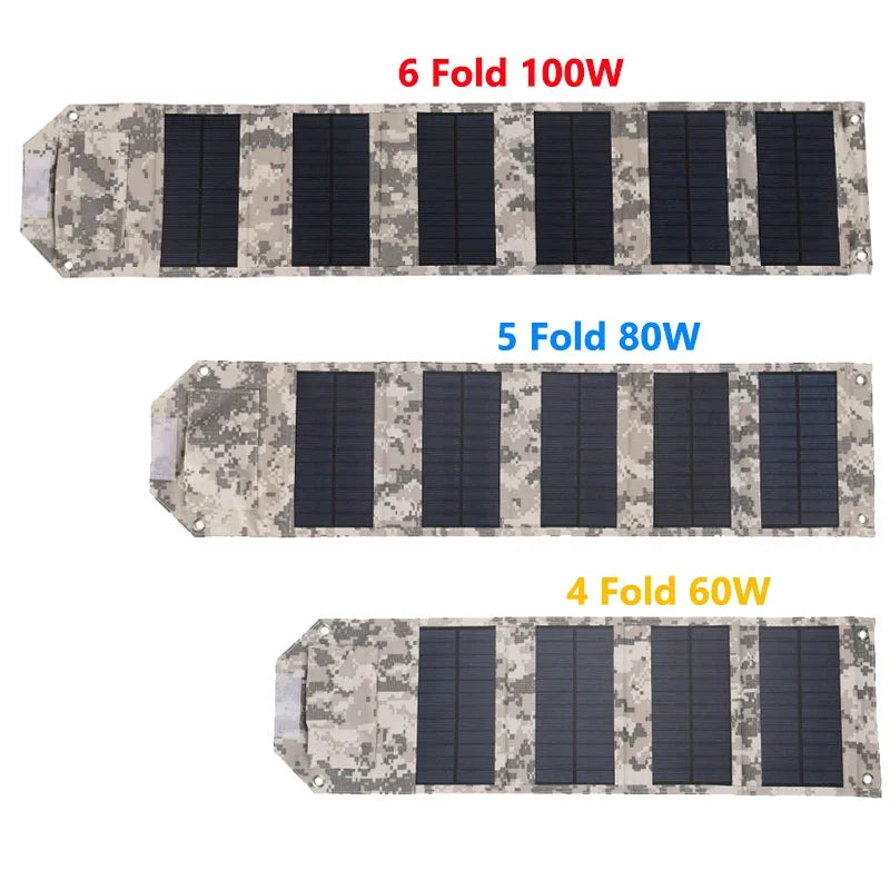 60W/80W/100W Foldable Solar Panel