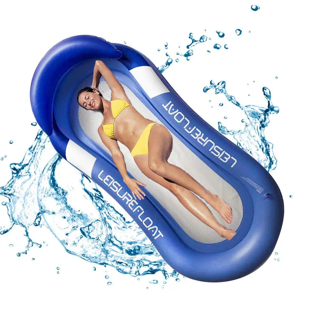 Inflatable Pool Lounger Float Hammock Bed