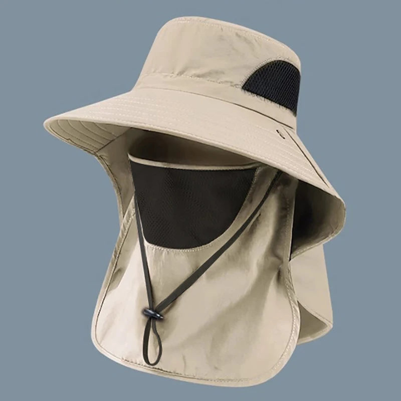 UV Protection Sun Hat – Outdoor Bucket Hat with Neck Flap