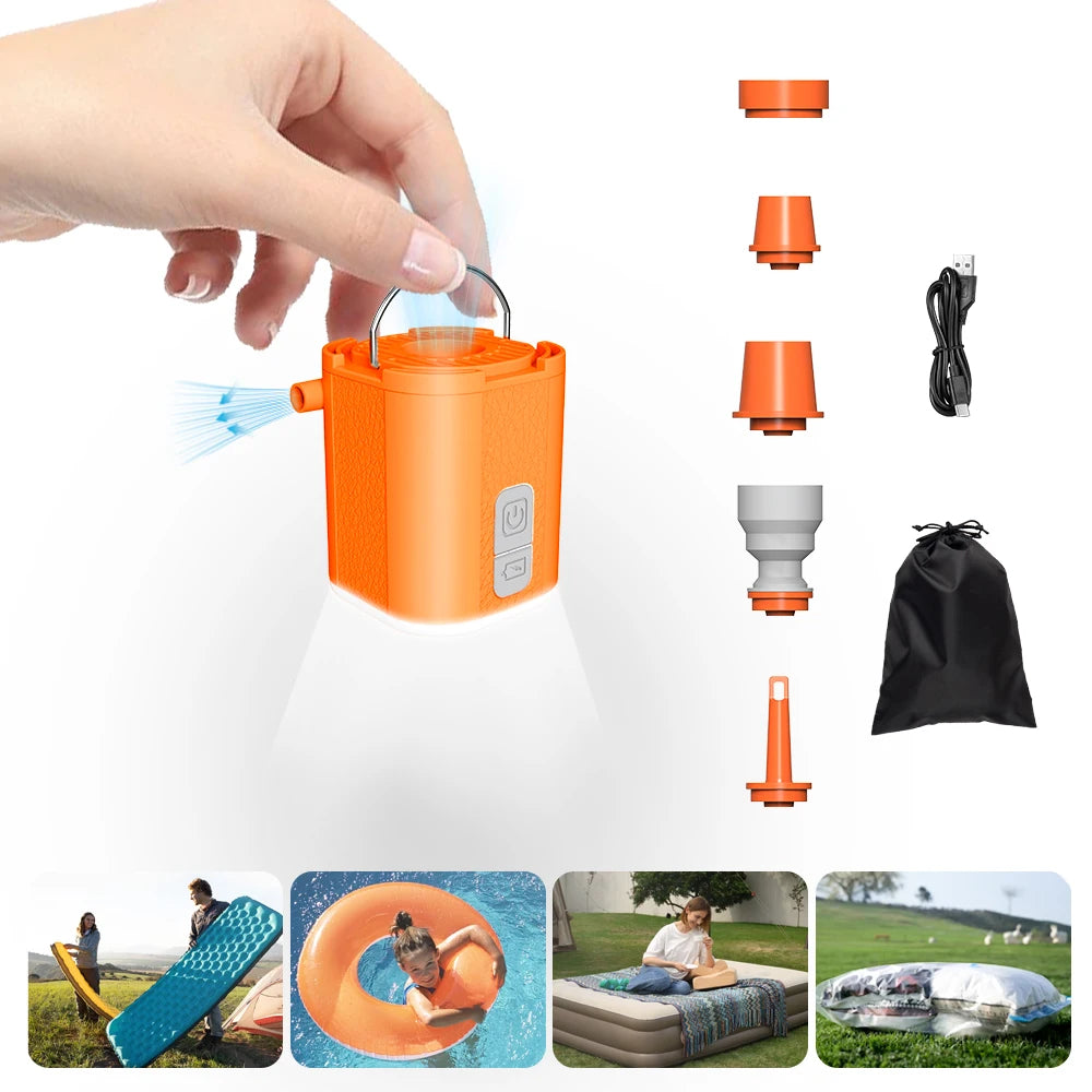 3-in-1 Mini Portable Inflator