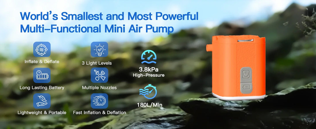 3-in-1 Mini Portable Inflator