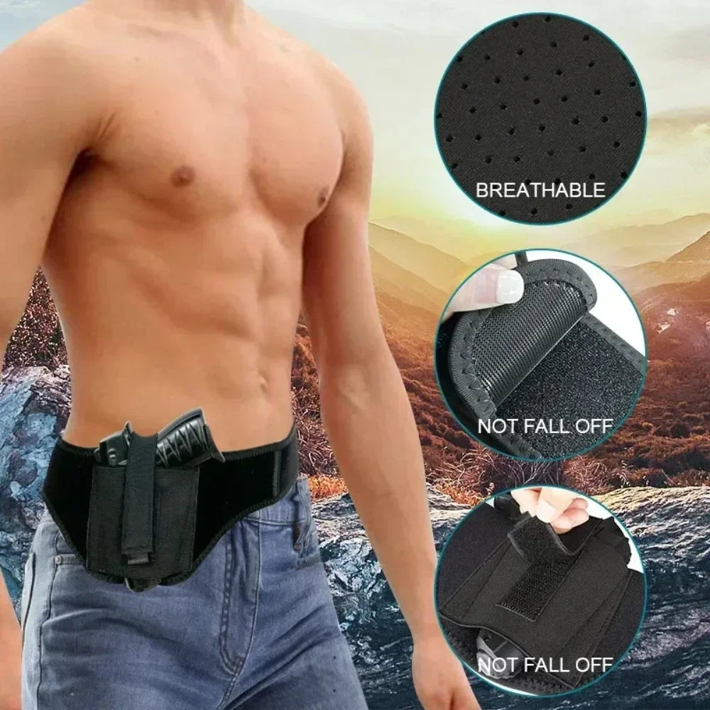 Universal Tactical Concealed Carry Holster – Waist Belt Compatible