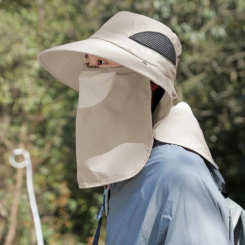 UV Protection Sun Hat – Outdoor Bucket Hat with Neck Flap