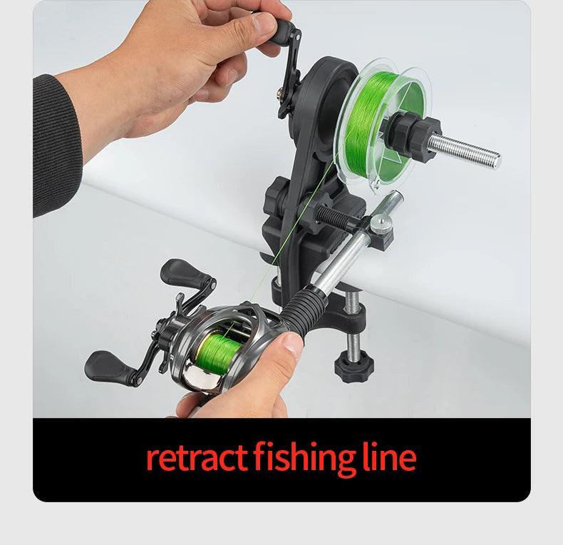 LINNHUE Fishing Line Winder – Lightweight Spooler for Spinning & Baitcasting Reels