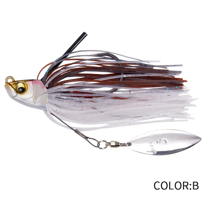 13.5g Chatterbait Spinner Jig – Bass Fishing Lure Kit