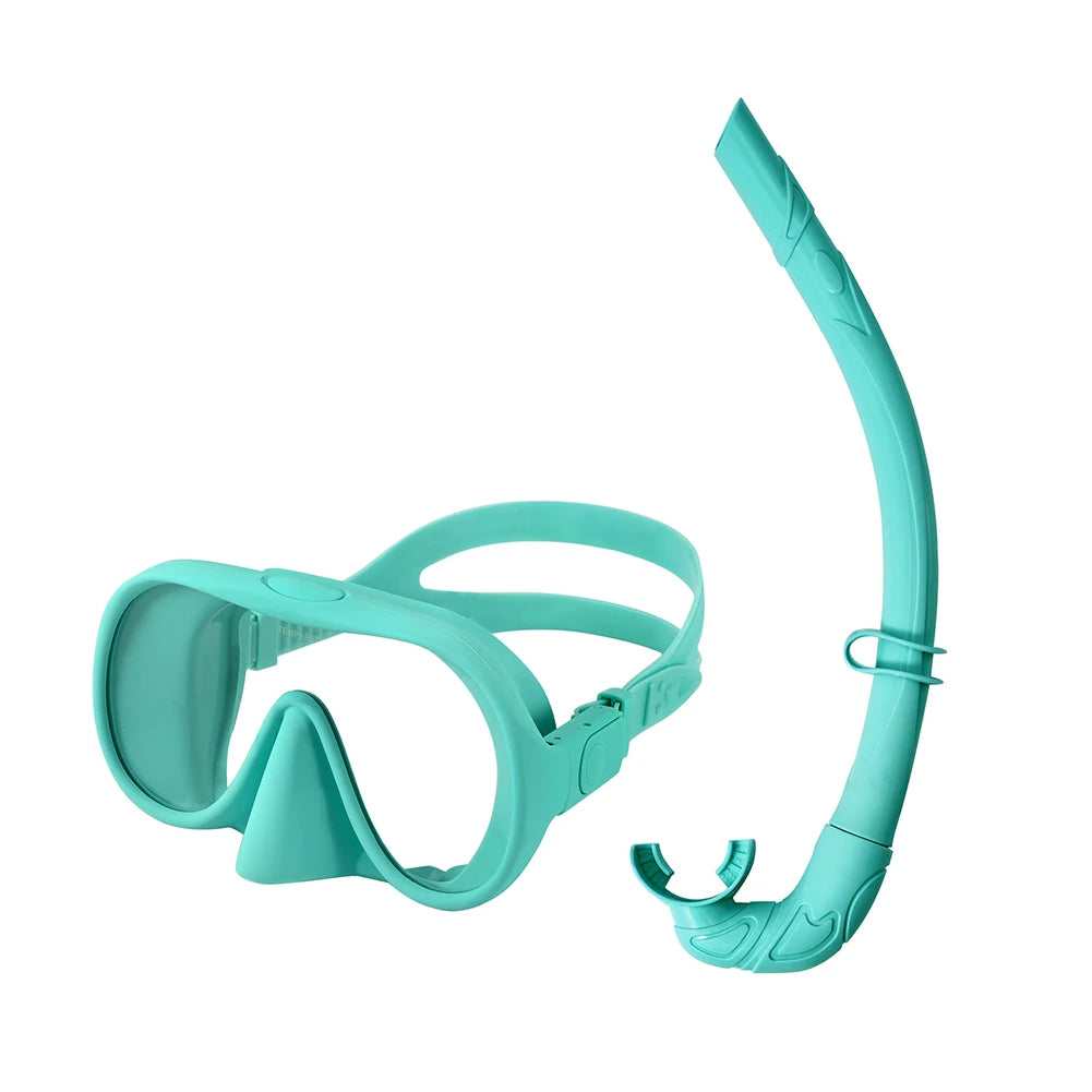 Diving Mask & Snorkel Set – Anti-Fog Swim Goggles with Breathing Tube