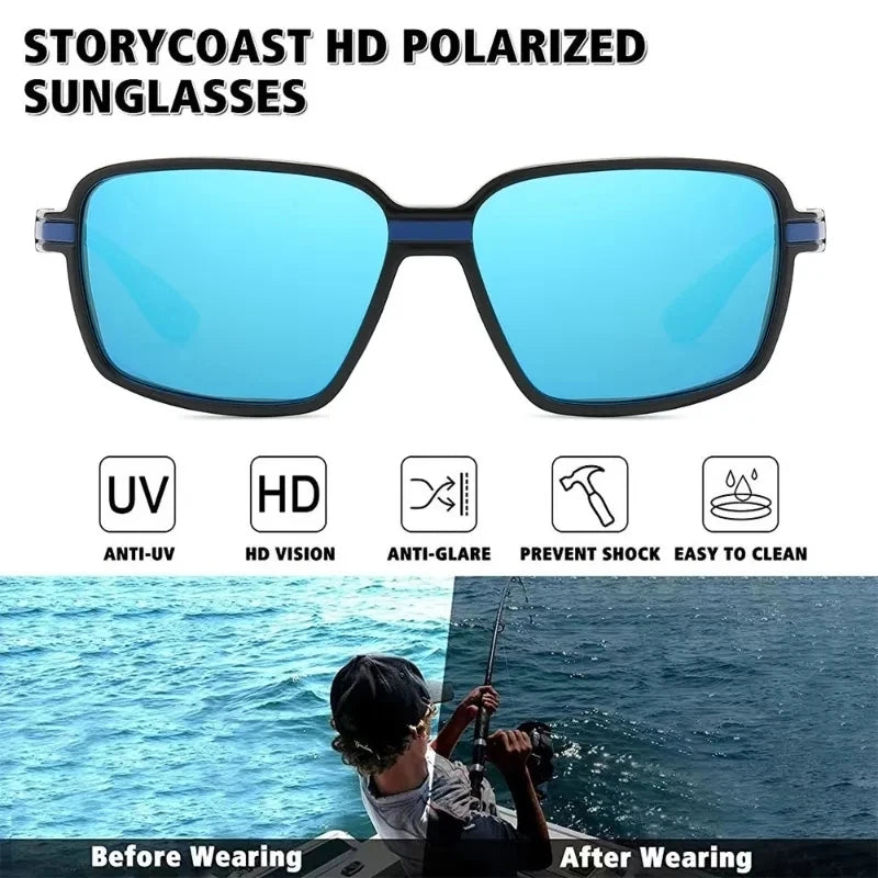 Rapala Polarized Fishing Sunglasses – UV Protection with Case