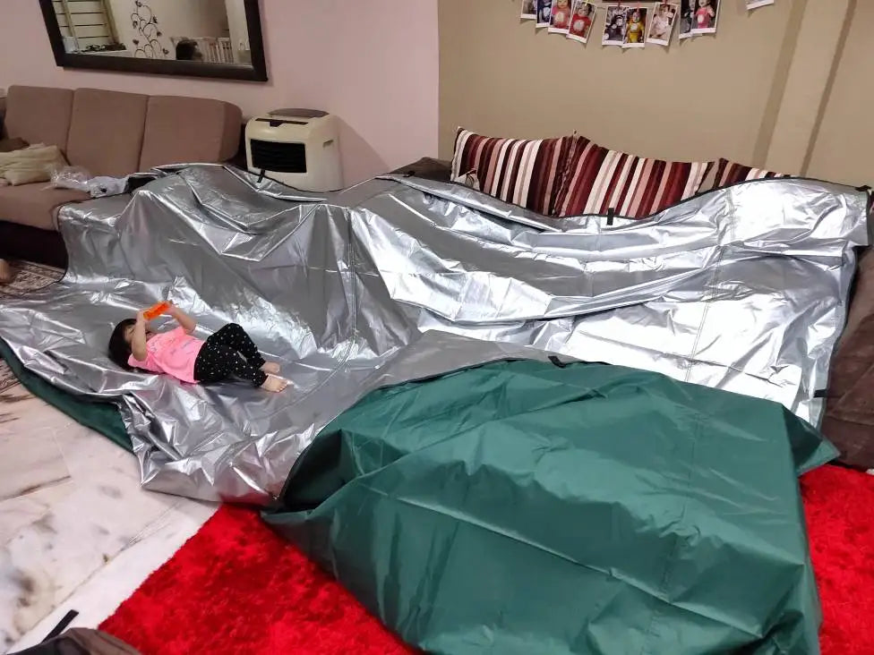 Waterproof Camping Tarp with 19 Hang Points