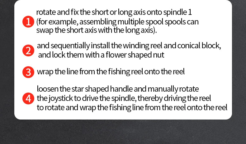 LINNHUE Fishing Line Winder – Lightweight Spooler for Spinning & Baitcasting Reels