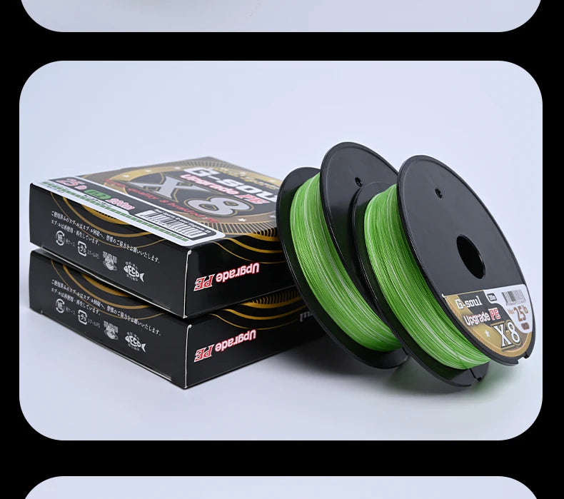 YGK G-SOUL X8 PE Braided Fishing Line – 8-Strand, 150/200M (14-60LB)