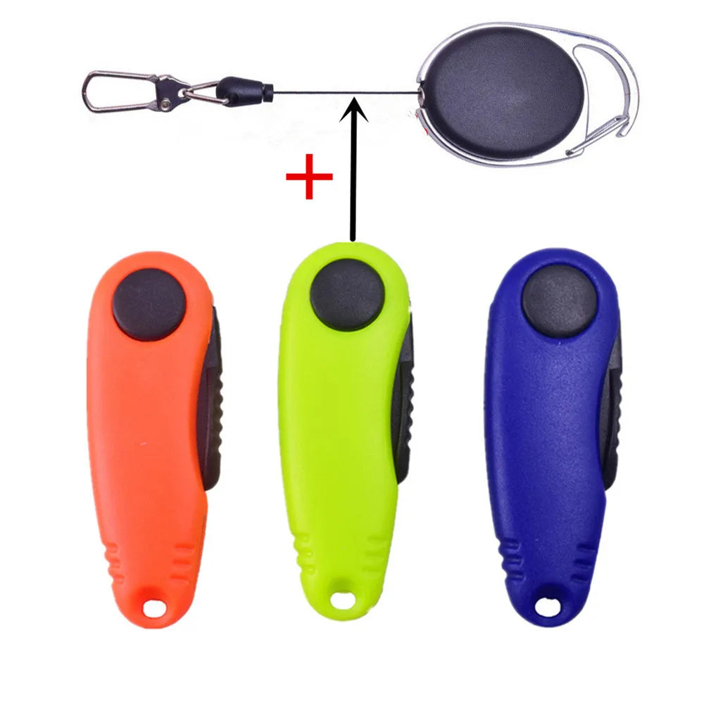 Portable Folding Fishing Line Scissors – Stainless Steel Thread Cutter