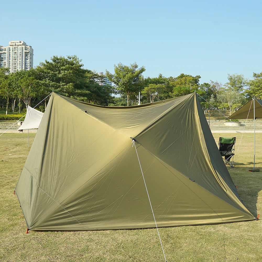 Waterproof Camping Tarp with 19 Hang Points