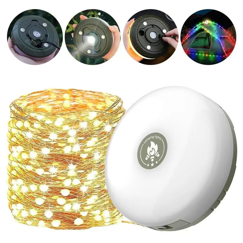 10M Waterproof LED Camping Light Strip