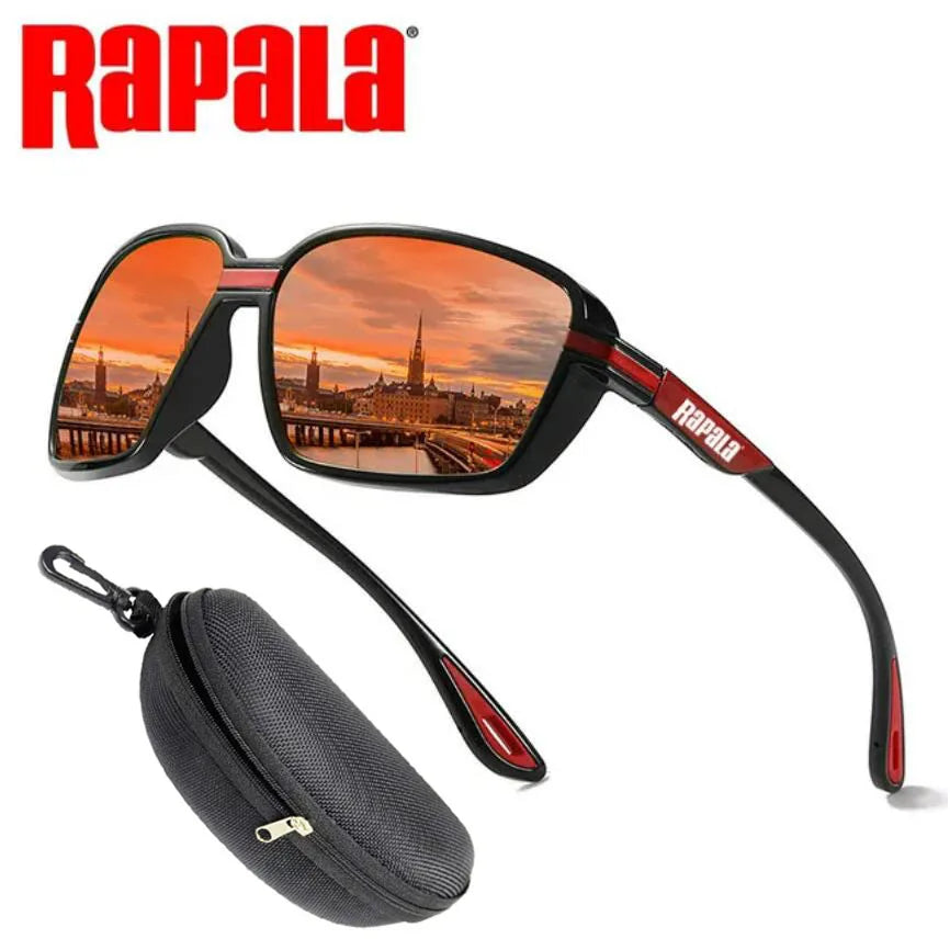 Rapala Polarized Fishing Sunglasses – UV Protection with Case