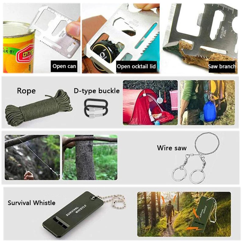 Survival First Aid Kit with Molle Bag – Full Emergency Set