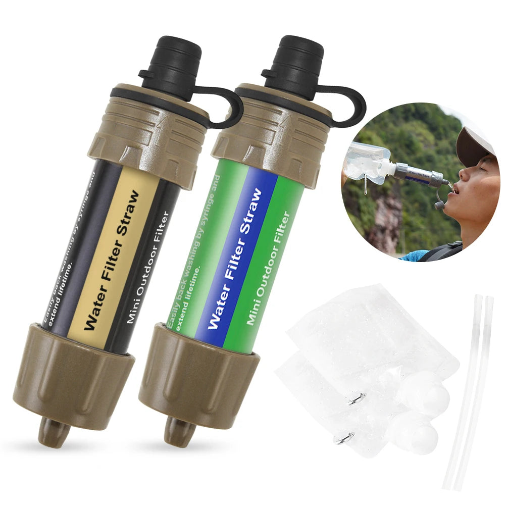 Portable Outdoor Water Filter Purifier for Camping