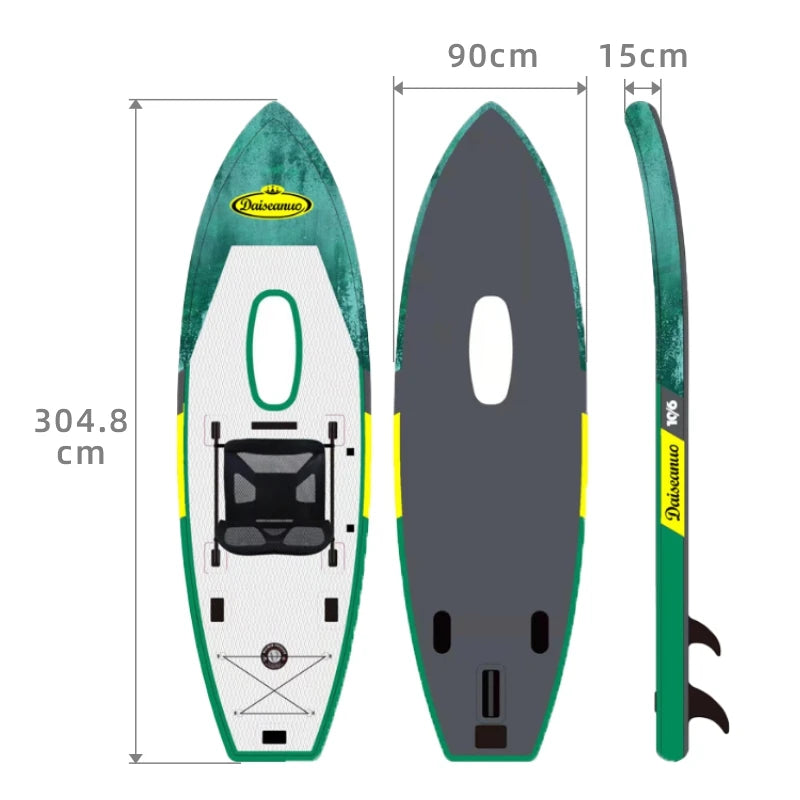 Daiseanuo Inflatable SUP Board with Pedal & Chair