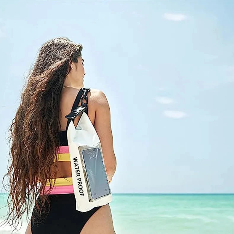 Waterproof Dry Bag with Touchscreen – 2L/5L for Outdoor Sports