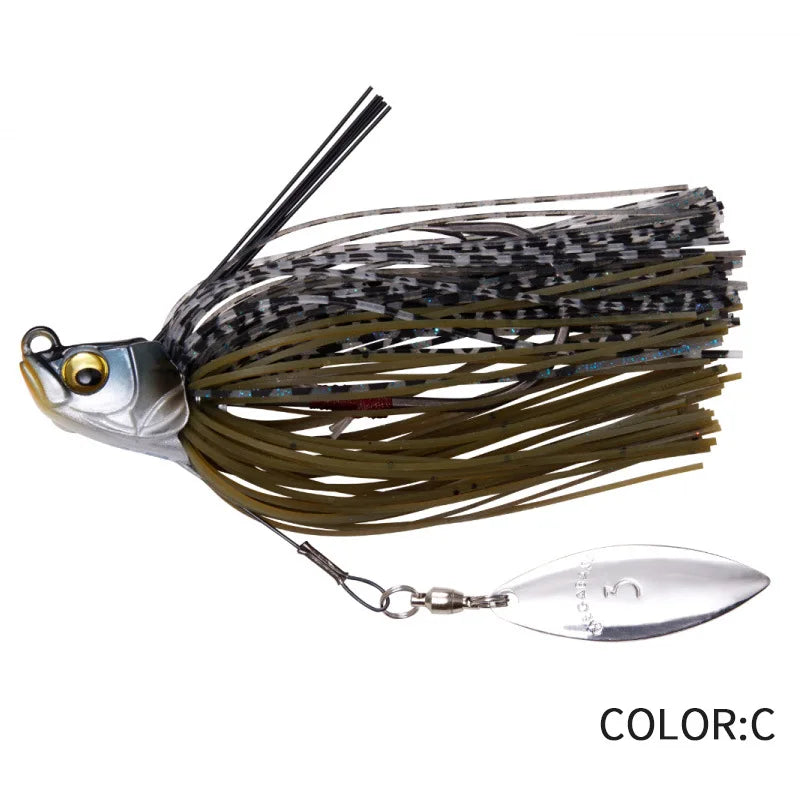 13.5g Chatterbait Spinner Jig – Bass Fishing Lure Kit