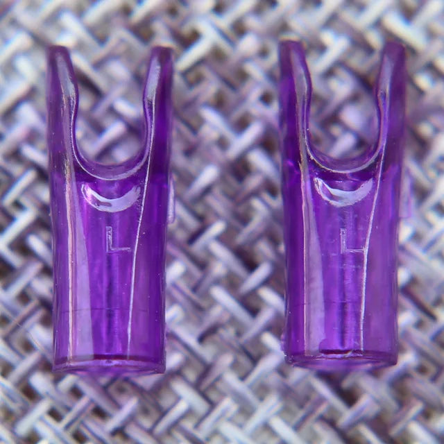 50pcs Arrow Pin Nocks – Size L & S for ID6.2mm/ID4.2mm Shafts