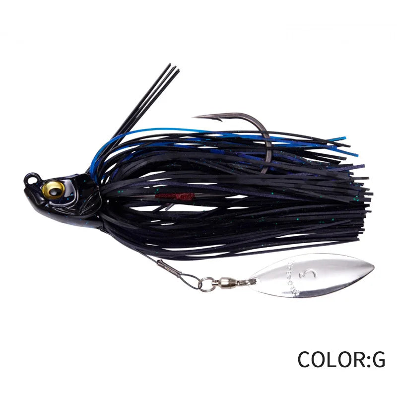 13.5g Chatterbait Spinner Jig – Bass Fishing Lure Kit