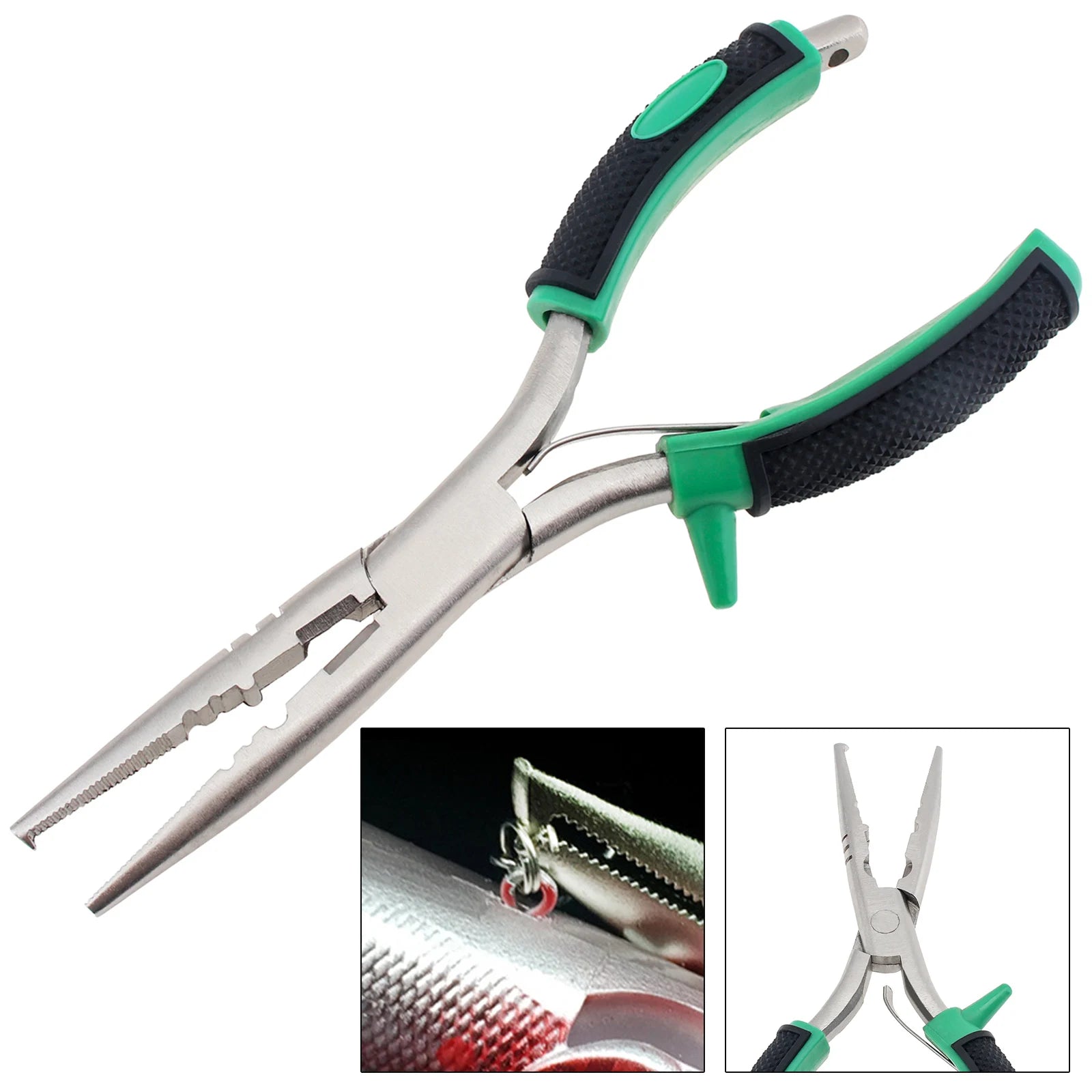 18cm Carbon Steel Fishing Pliers – Line Cutter & Hook Remover