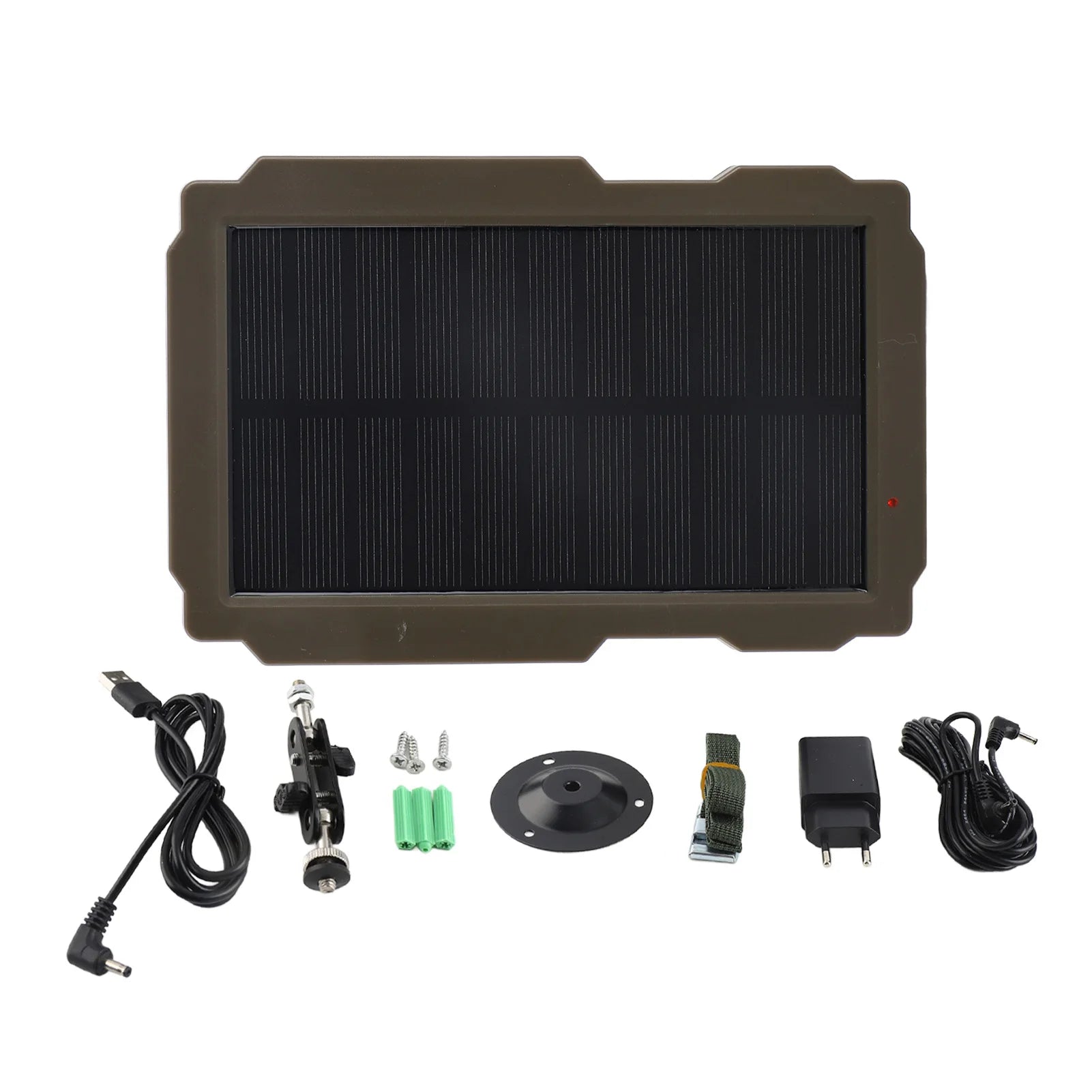 Solar Panel for Hunting Trail Cameras – 3000mAh with Rotating Mount