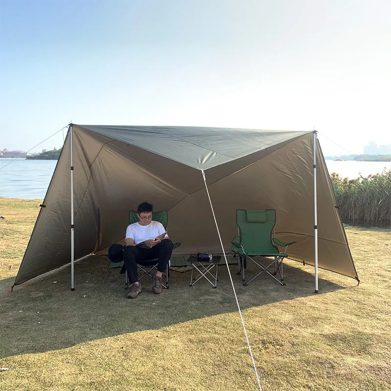 Waterproof Camping Tarp with 19 Hang Points
