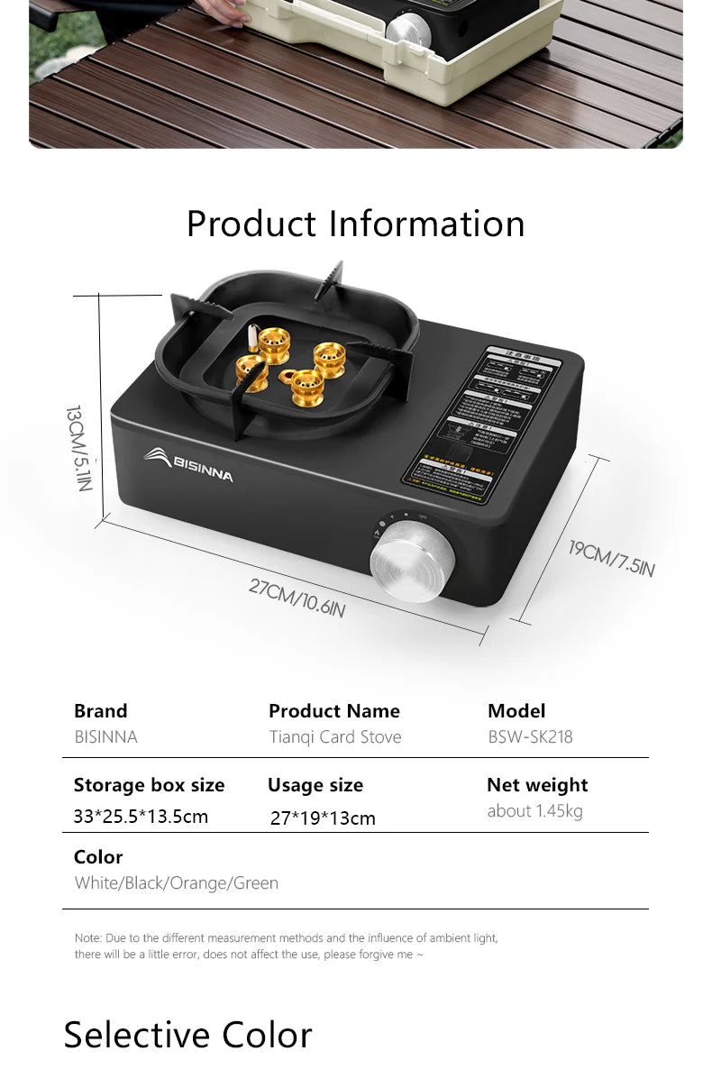 BISINNA 5800W Portable Camping Gas Stove
