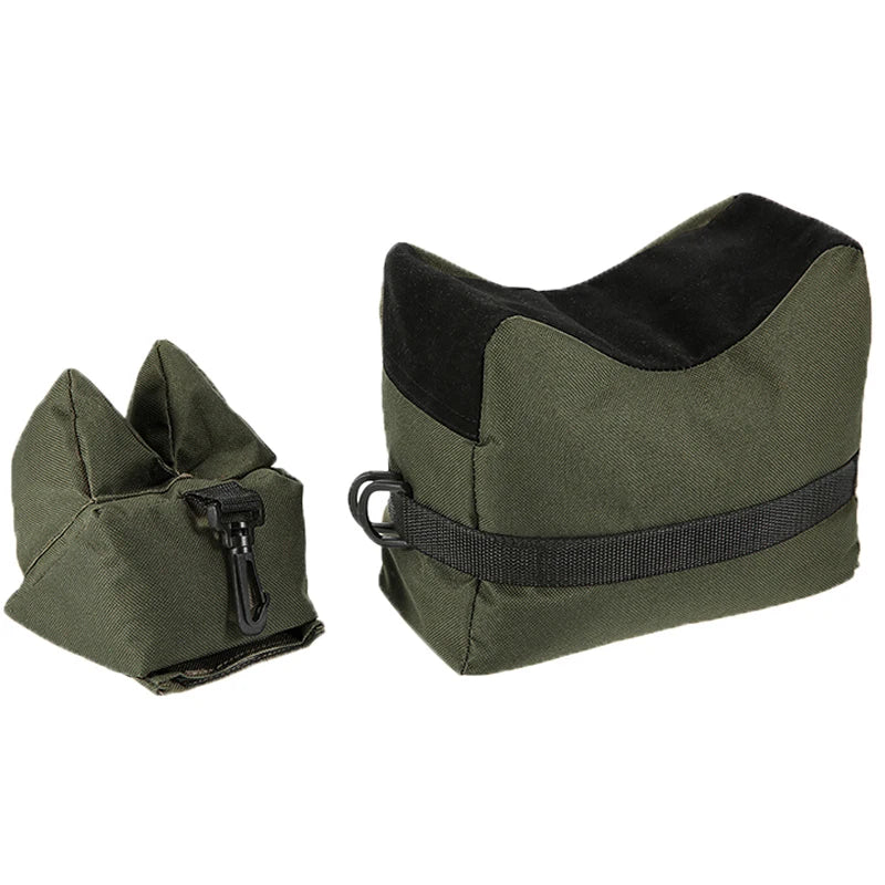 Front & Rear Rifle Shooting Rest Bags – Unfilled Tactical Gun Support