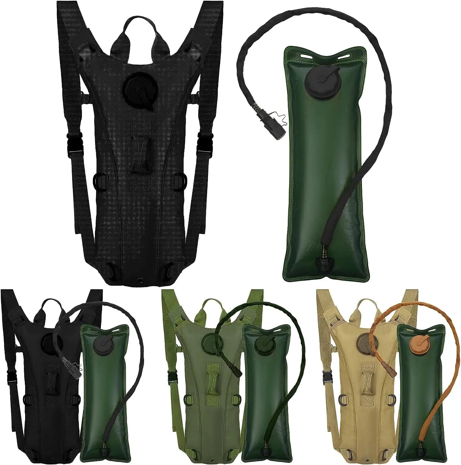 Waterproof Hydration Pack Backpack with 3L Bladder