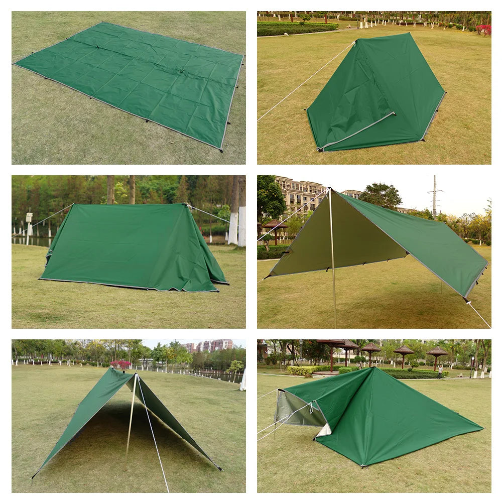 Waterproof Camping Tarp with 19 Hang Points