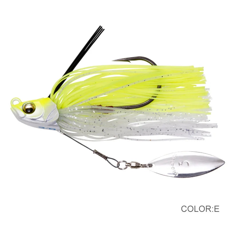 13.5g Chatterbait Spinner Jig – Bass Fishing Lure Kit