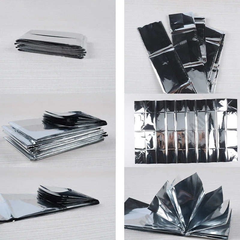Emergency Thermal Survival Blanket – Waterproof & Windproof