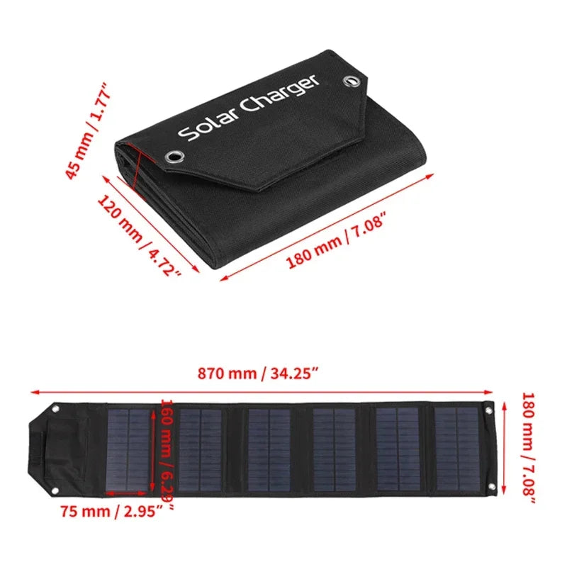 60W/80W/100W Foldable Solar Panel