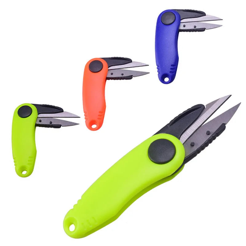 Portable Folding Fishing Line Scissors – Stainless Steel Thread Cutter