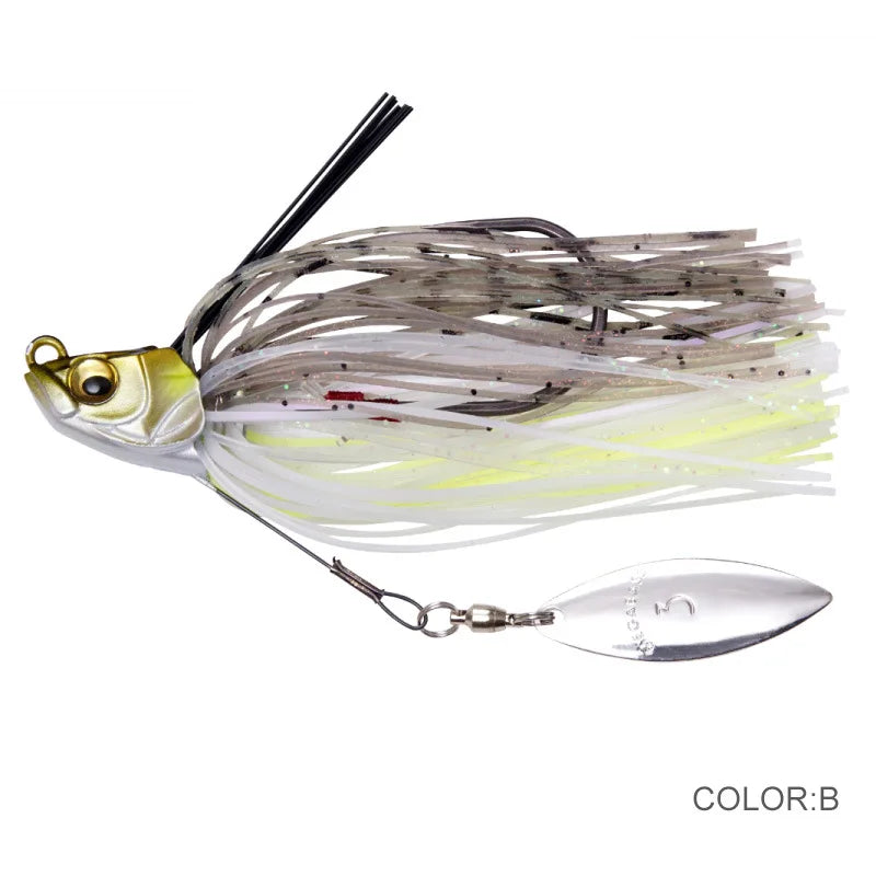 13.5g Chatterbait Spinner Jig – Bass Fishing Lure Kit