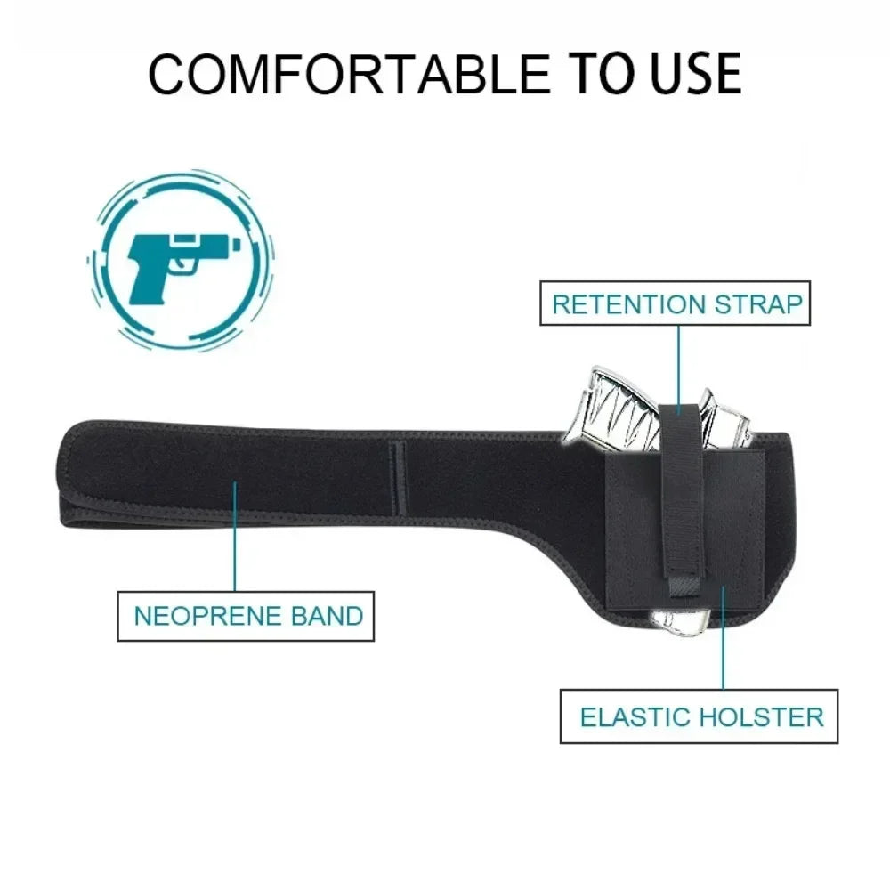 Universal Tactical Concealed Carry Holster – Waist Belt Compatible