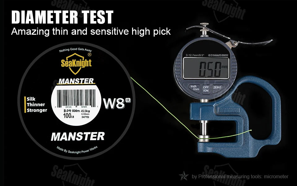 SeaKnight W8 II 300M PE Braided Fishing Line – 8-Weave Saltwater Grade